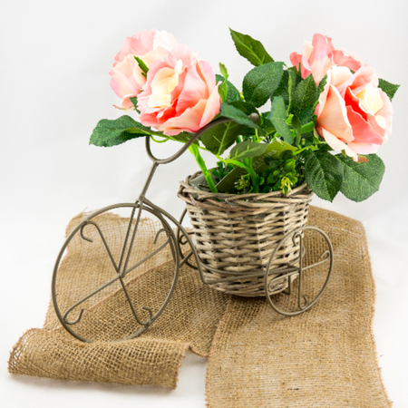Table Runner - Burlap Lace