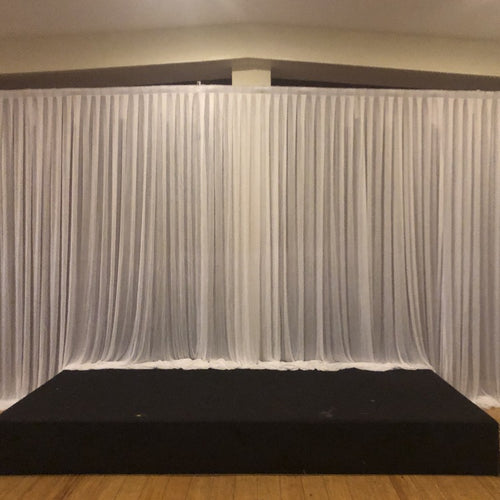 Curtain - Silk white Ice