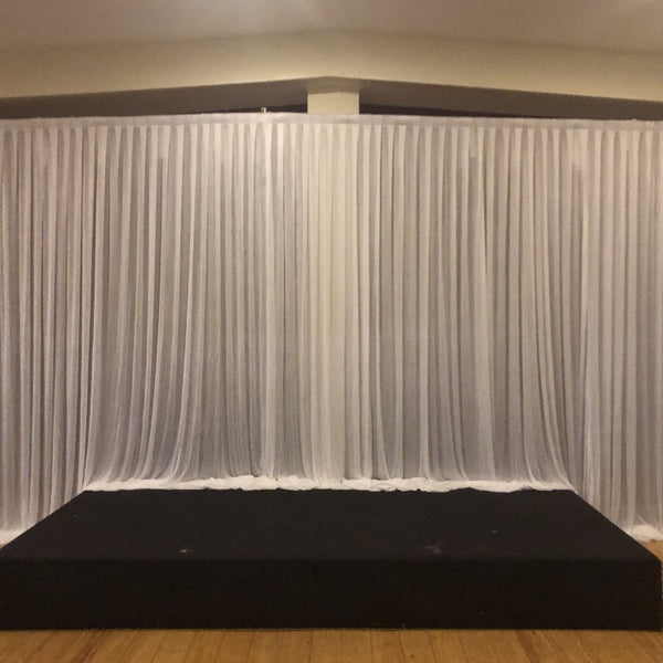 Curtain - Silk white Ice