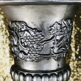 Vintage Urn and Pedestal - Silver