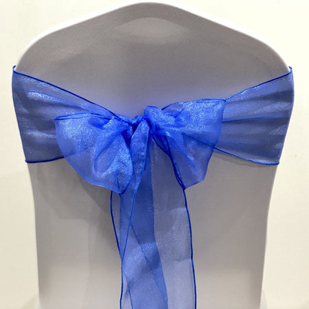 Satin Sash - Ice Blue