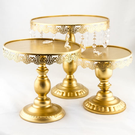 Cake Stand - Warm  Gold