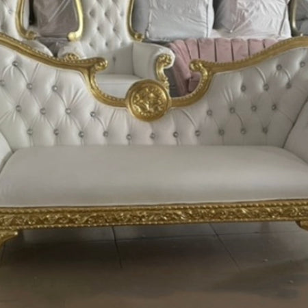 Sofa-antique white gold