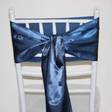 Satin Sash - Navy