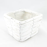 Centrepiece -White Basket