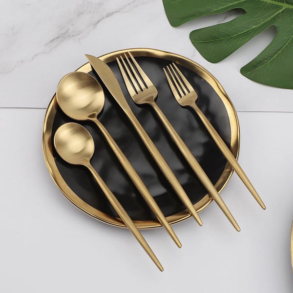 Cutlery -gold elegant slimline