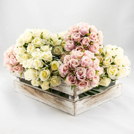 Floral Package peach ivory