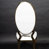 chair- boutique white gold