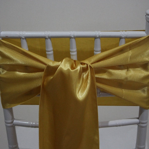 Satin Sash - Yellow Gold