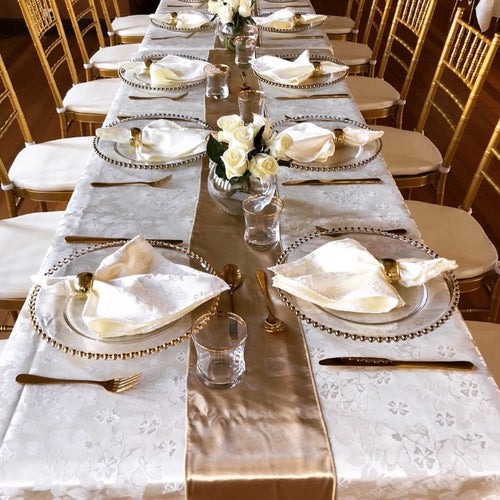 Table Runner - Gold satin