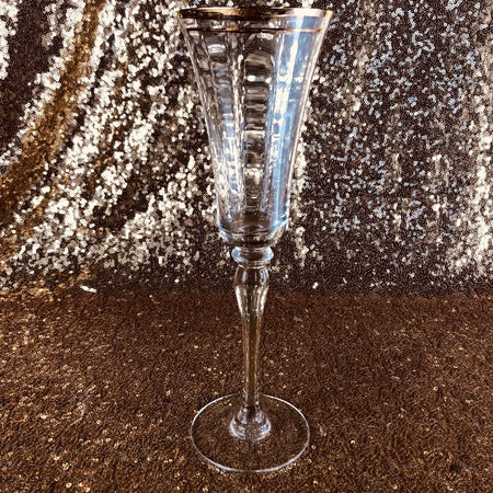 Glass - wine Gold Rim