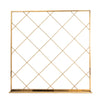 Arch square  crisscross lux gold