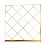 Arch square  crisscross lux gold