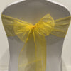 Organza Sash - Yellow