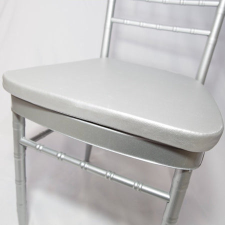 Chaise Lounge - White and Silver