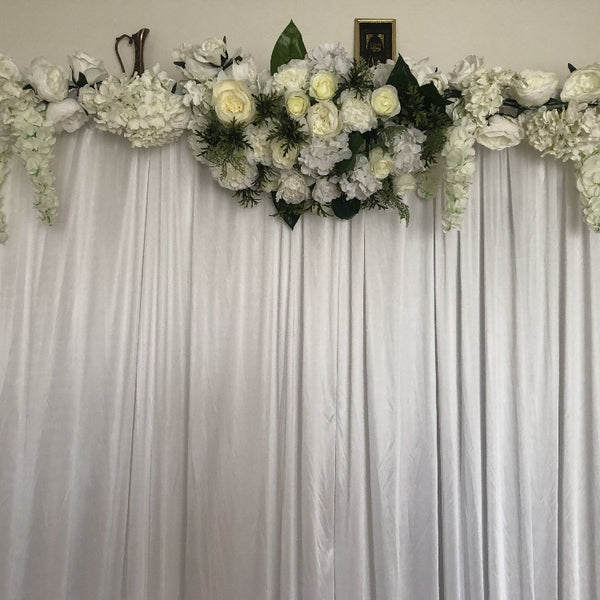 Curtain - White Bloom