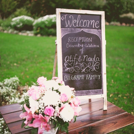 Blackboard And Planter