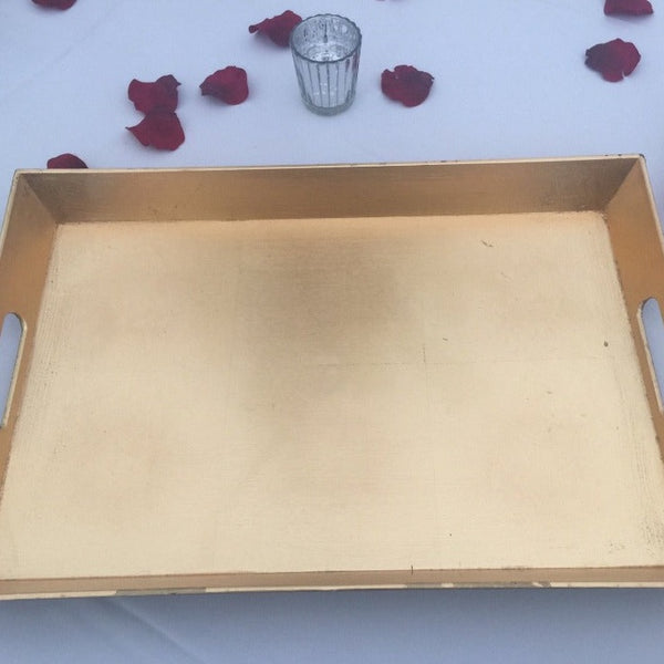 Tray - Gold rectangle