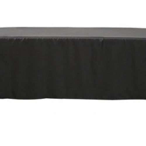 Table Skirting - fitted Black