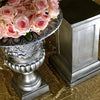 Vintage Urn and Pedestal - Silver