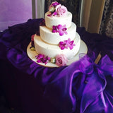 Organza Sash - Purple