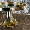 Cake Stand - Gold Mirror