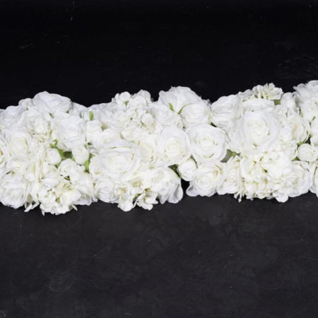 Floral centrepiece -white&green