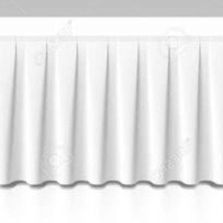 Table Skirting - scallop Baby Blue