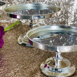 Cake Stand - Silver Mirror