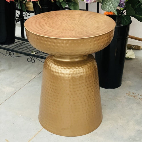 Table -metal gold