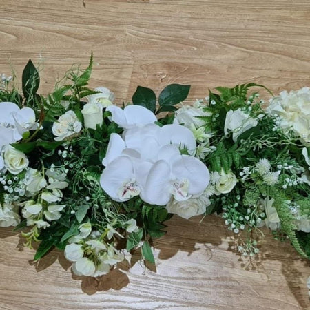 Floral arch peach tones 5 pce
