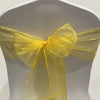 Organza Sash - Yellow