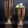 Floor vase -gold fluted