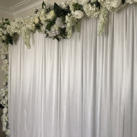 Curtain - White Iridescent Sequin