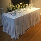 Table Skirting-chiffon