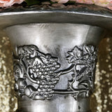 Vintage Urn and Pedestal - Silver