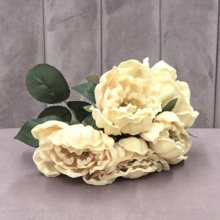 Floral -Rose Bouquet - Ivory
