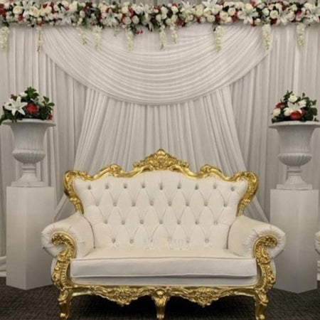 Stage Package - Gold Sofa & Plinths