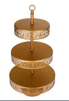 Cake Stand - Warm  Gold