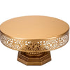 Cake Stand - Warm  Gold