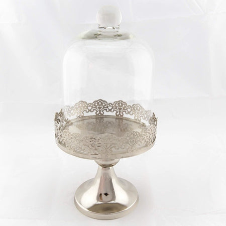 Cake Stand - Silver Diamond