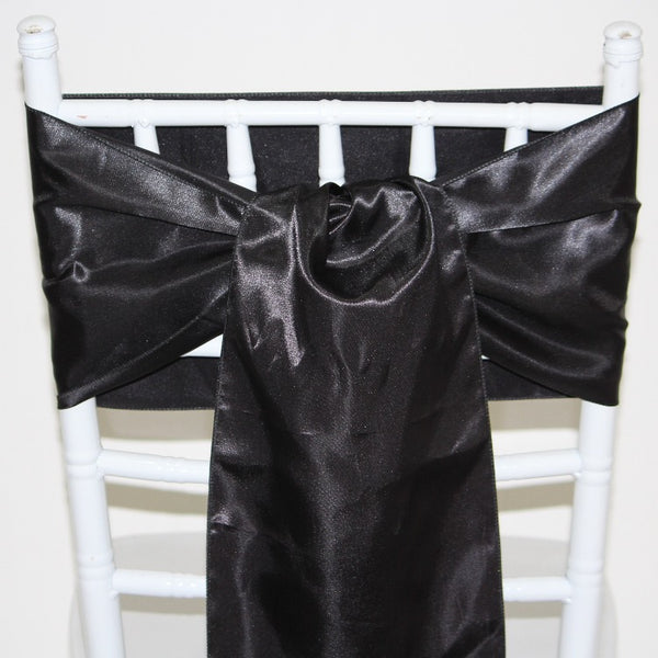 Satin Sash - Black