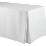 Table Skirting - fitted White