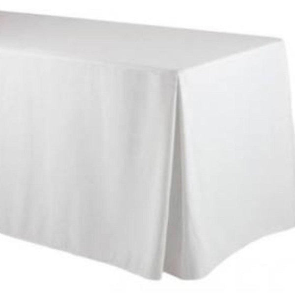 Table Skirting - fitted White