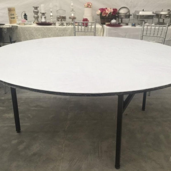 Table round trestle