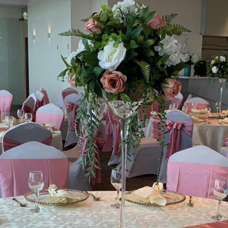 Table Skirting - tulle Pink