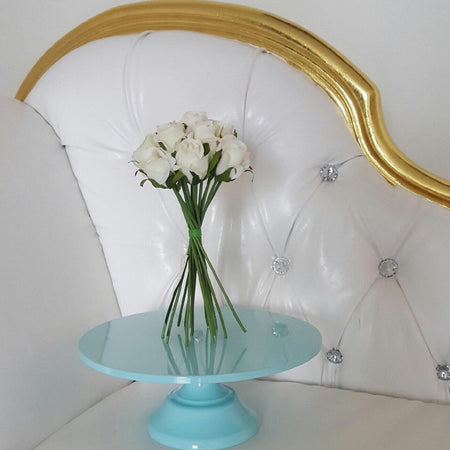 Cake Stand - White Diamonte