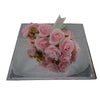 Mirror Centrepiece square silver