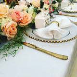 Charger Plate - Gold Beaded