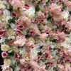 Flower wall peach